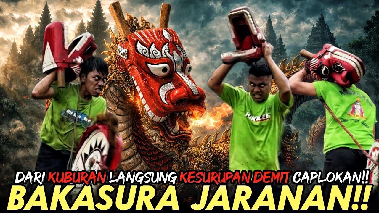 BAKASURA KENCAK JARANAN KERASUKAN DEMIT POHON ANGKER!! 