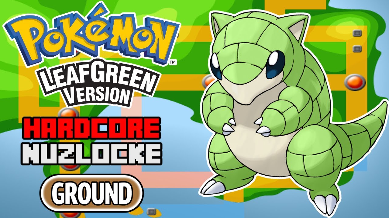Pokemon LeafGreen Hardcore Nuzlocke - GROUND Only (NO Items, NO Overleveling)