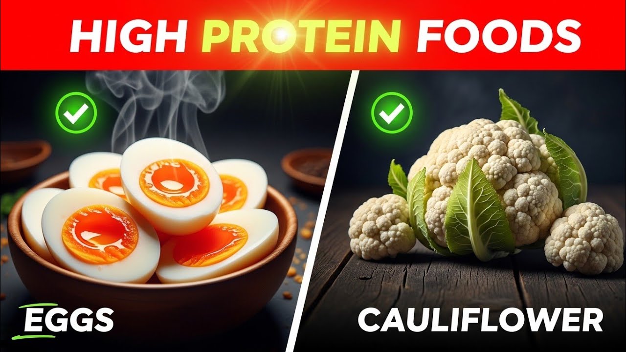 20 High Protein Foods for Muscle Growth & Weight Loss 