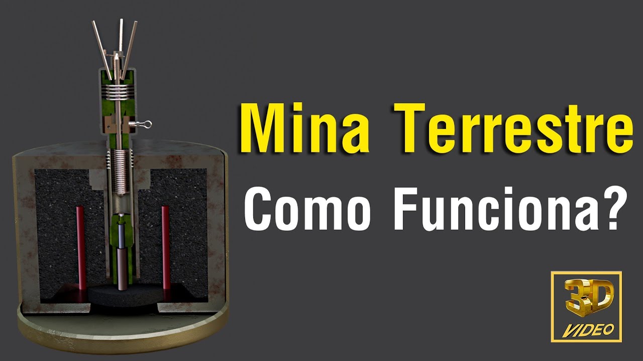 Como Funciona uma Mina Terrestre? (Animação 3D)