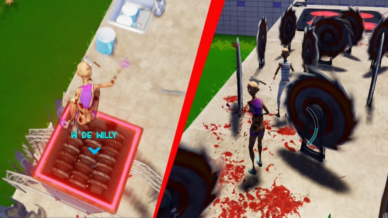 TRITURADORA Y CAMINO DE SIERRAS CORTANTES!! PARKOUR ZOMBIE