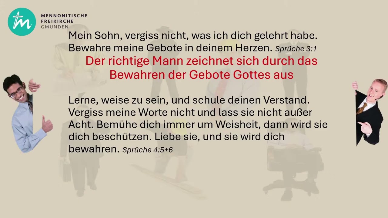 Predigt Mennonitische Freikirche Gmunden 17.08.2025