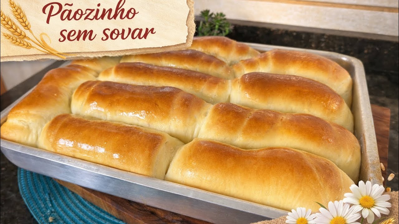 ✅ SEM SOVAR! PÃOZINHO FOFINHO FÁCIL DE FAZER 