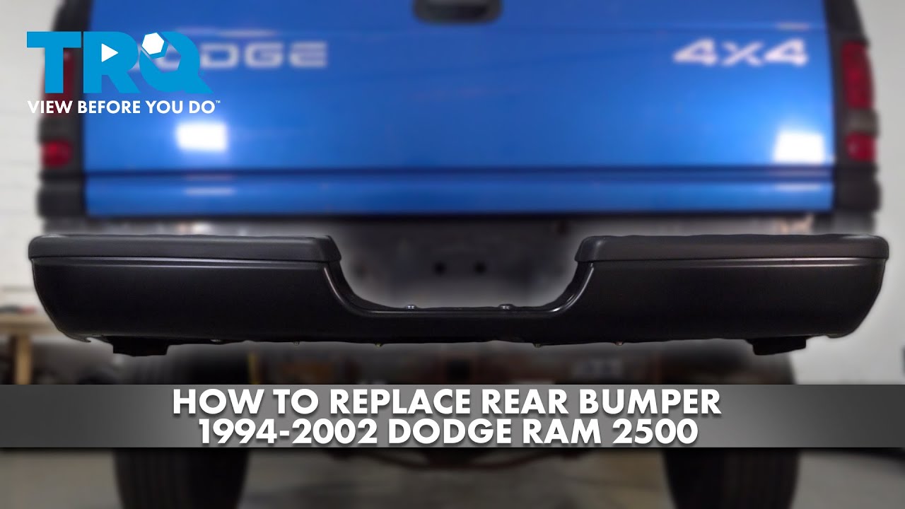 Как заменить задний бампер Dodge Ram 2500 1994-2002 годов