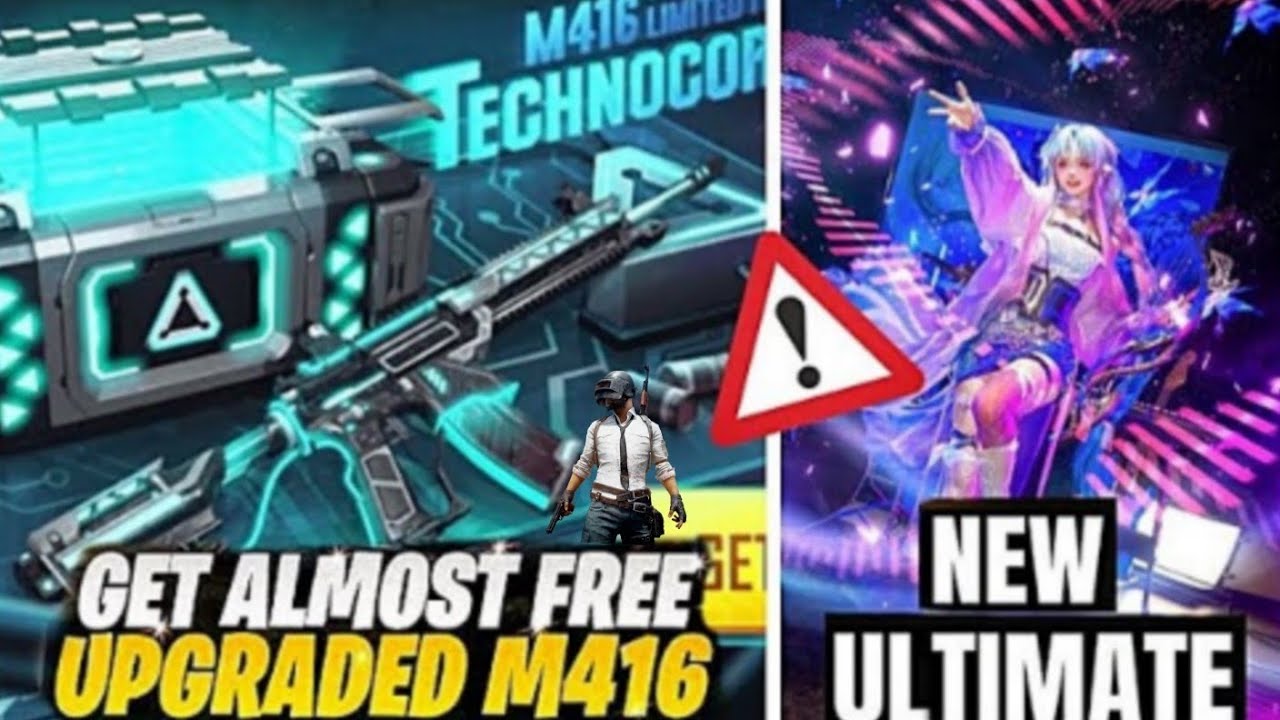 Get Free Almost Upgradable M416 Skin 🔥 PUBG Mobile | Free M4 Glacier Type Skin 2026