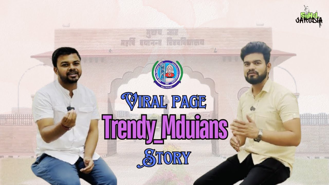Viral page Trendy_mduians Story  @TrendyMDUians