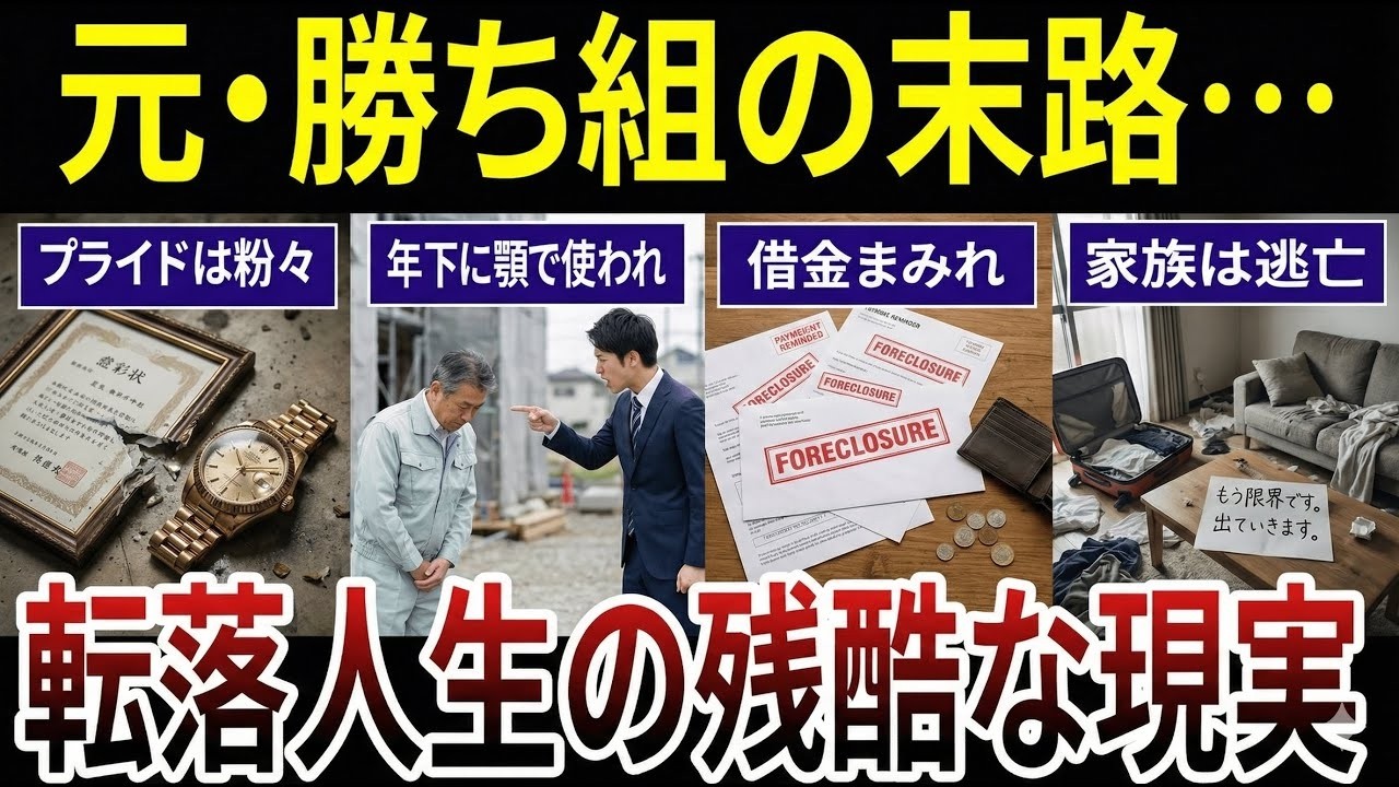 【これが現実】ふんぞり返っている勝ち組の末路！口コミ20選紹介します