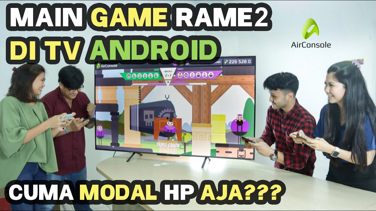 AIR CONSOLE │BERMAIN GAME MULTIPLAYER DI TV ANDROID TANPA KONSOL & GAMEPAD