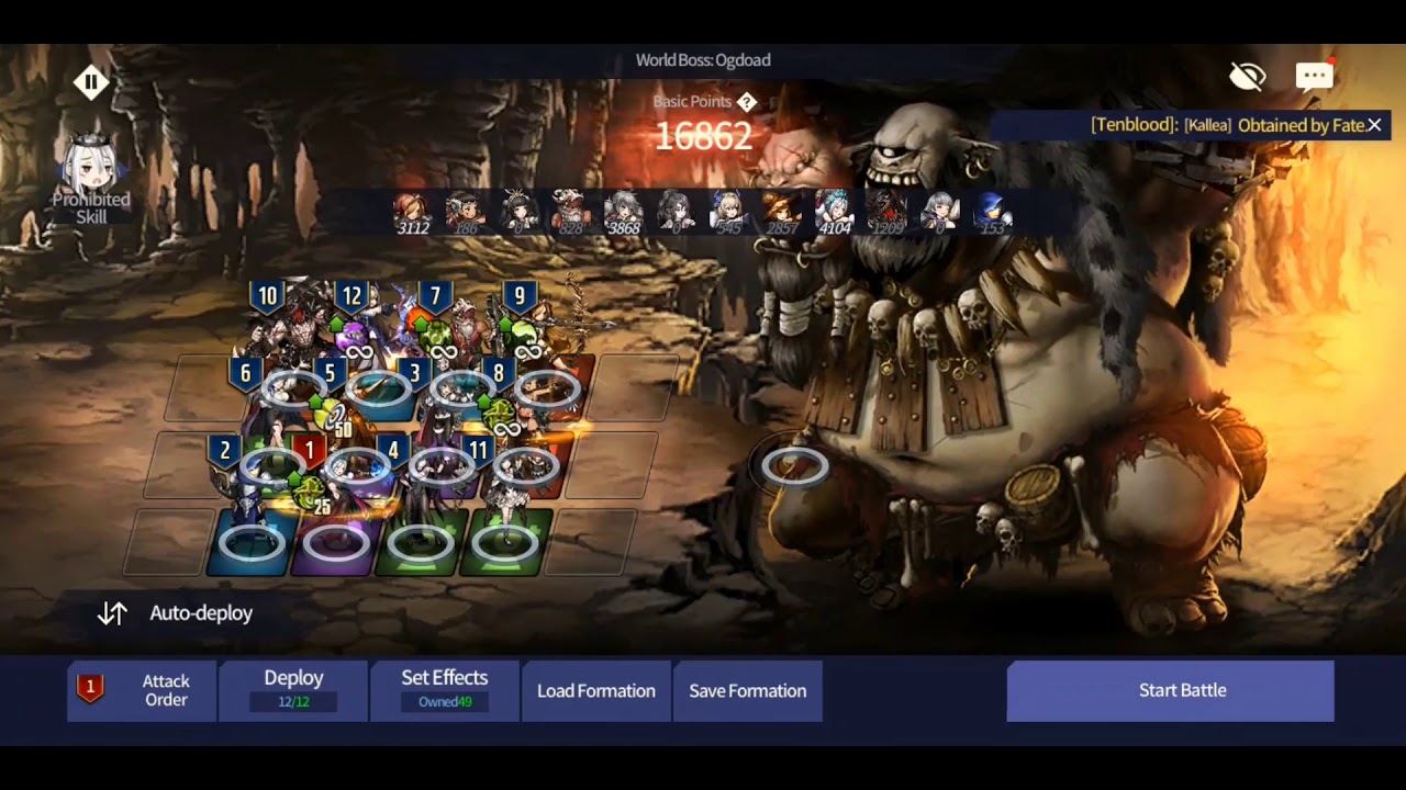 BRAVE NINE | World Boss Ogdoad Graduation (7.5 mil) using ONLY 3 and 4 Star Mercs. BEGINNER FRIENDLY
