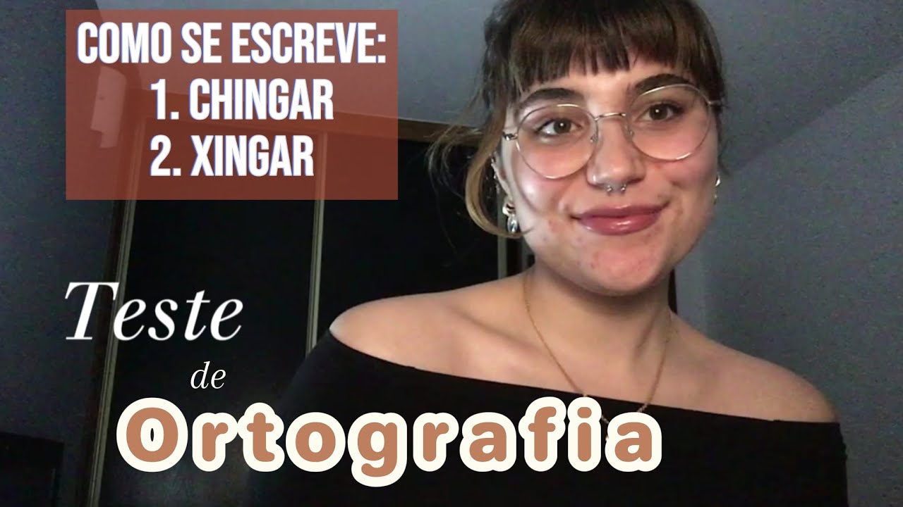 ASMR Teste de Ortografia