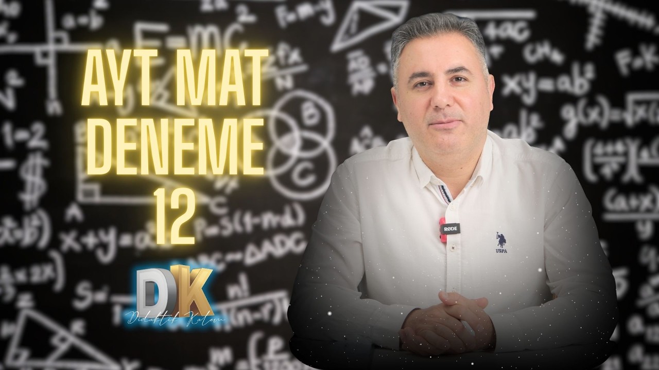 Didaktik Kalem - AYT Matematik Deneme 12 - İlk 30 Soru