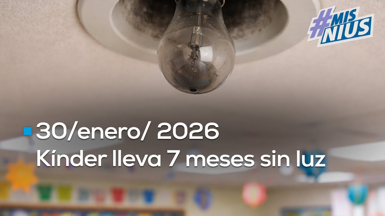 #MisNius | Kínder lleva 7 meses sin luz; padres ya no pueden costear el combustible de la planta