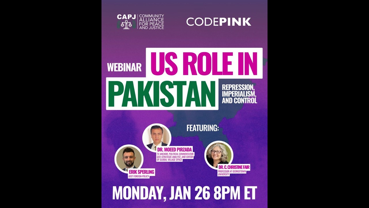 The U.S. Role in Pakistan: Repression, Imperialism, and Control