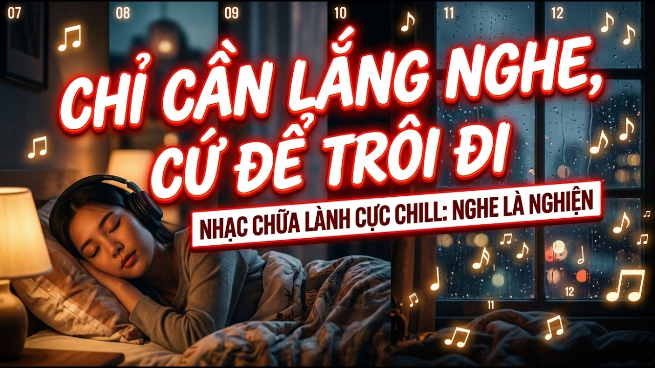 Đêm Mưa Không Ngủ: Tuyển Tập Nhạc Ballad Chữa Lành Tâm Hồn Cực Chill #NhacAI #NhacNguNgon