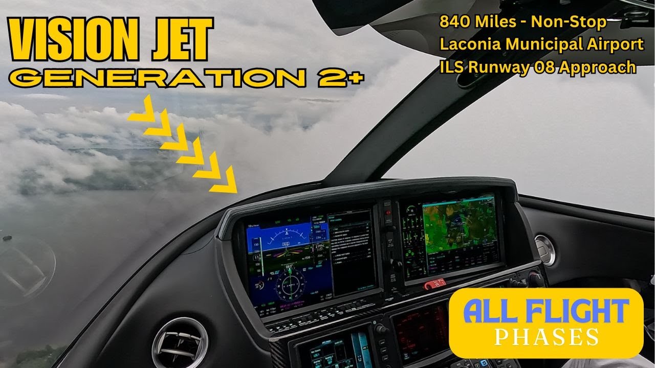 Я летал на первом в мире частном самолете с парашютом — Cirrus SF50 Vision Jet