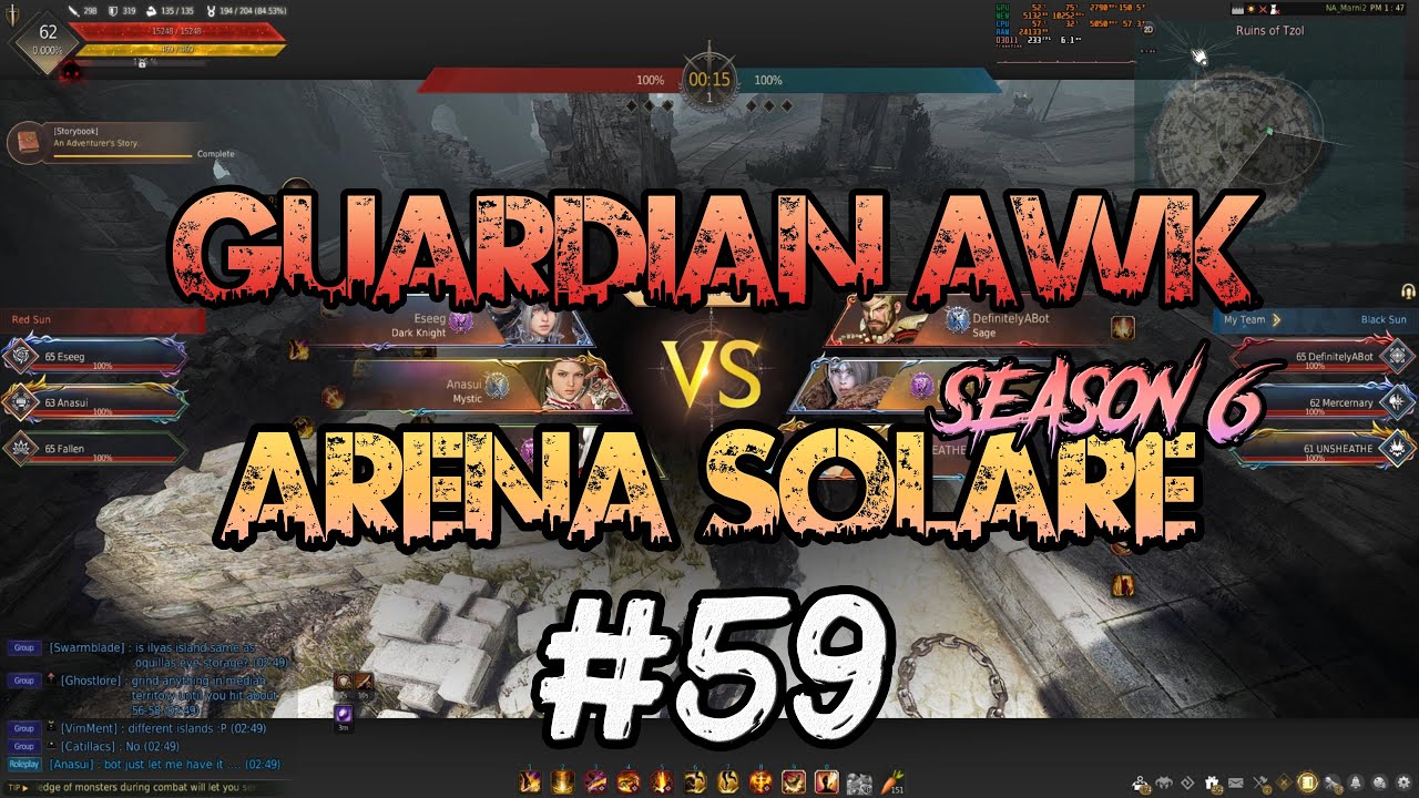 [Black Desert] Awakening Guardian PvP - Arena Solare Season 6 #59
