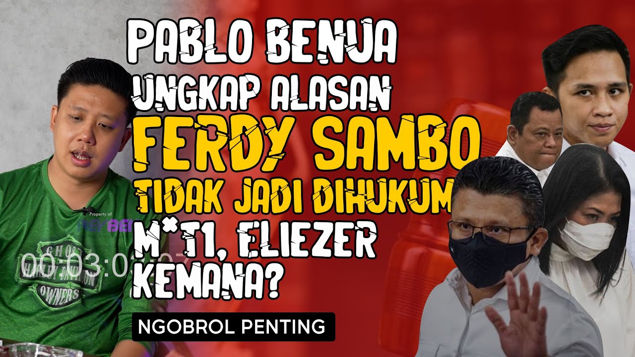 Ferdy Sambo tidak pantas dihukum seumur hidup, Pablo Benua ungkap&nbsp;alasannya!