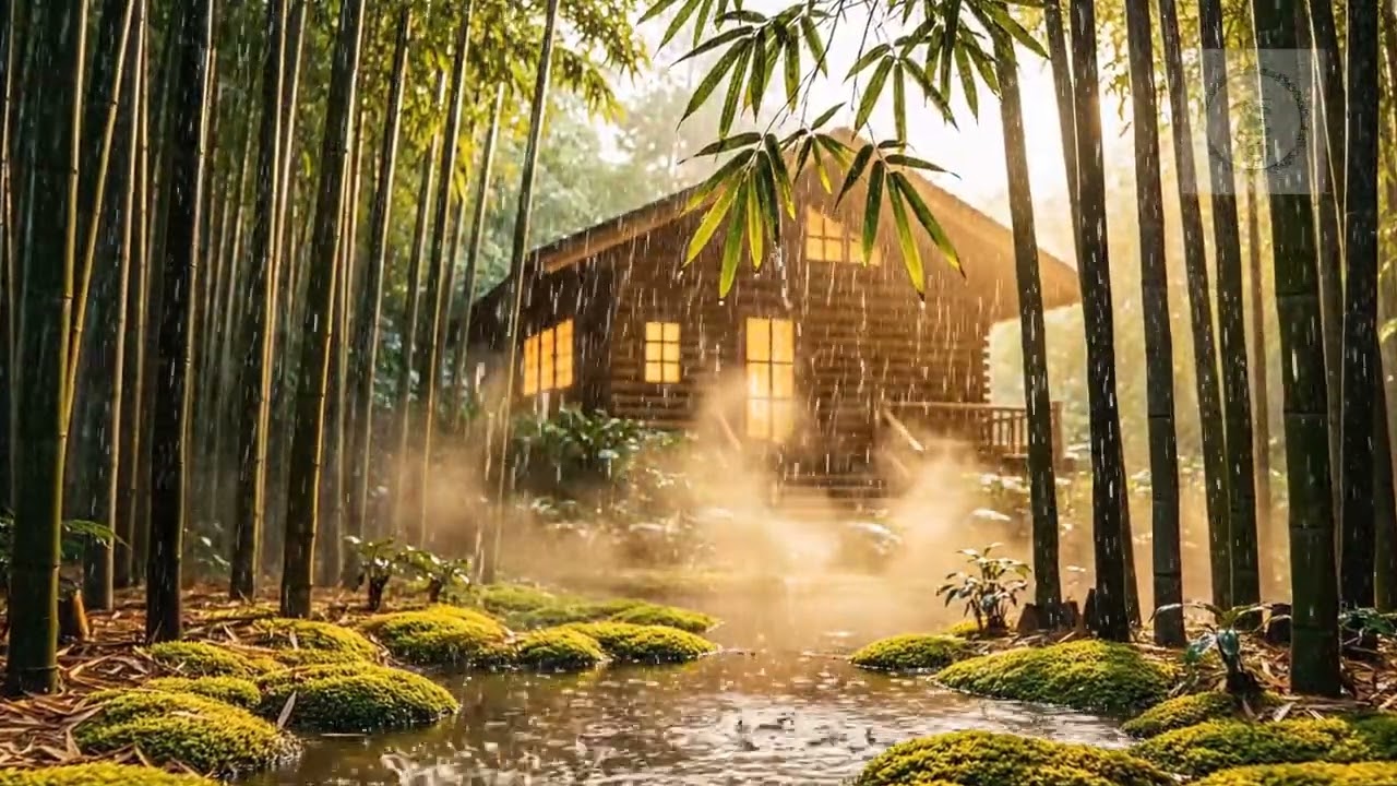 Dreamy Thunderstorm Oasis Wild Nature Meditate Clear Mind I ASMR RAIN