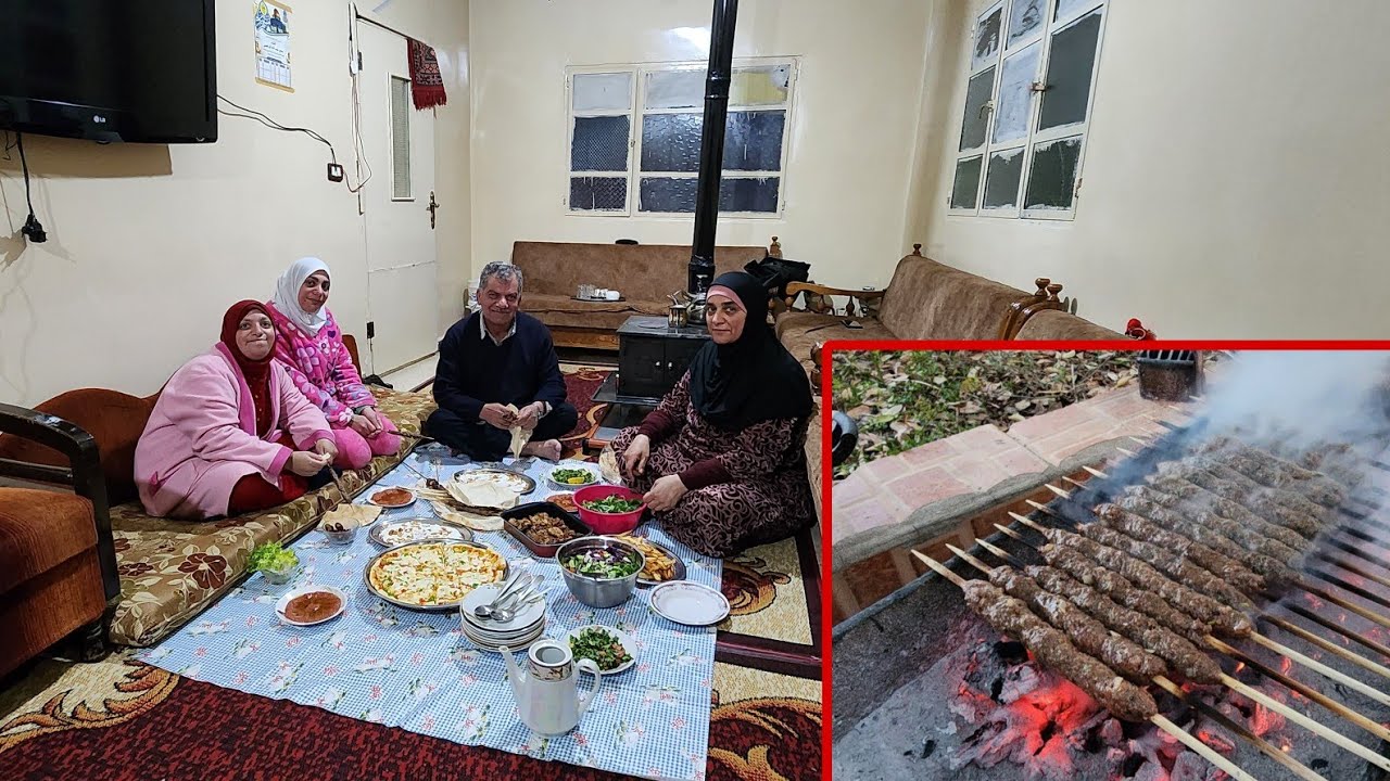 الكفتة المشوية اللبنانية على اصولها🔥سفرتنا الرمضانية كاملة❤️رمضان 2025