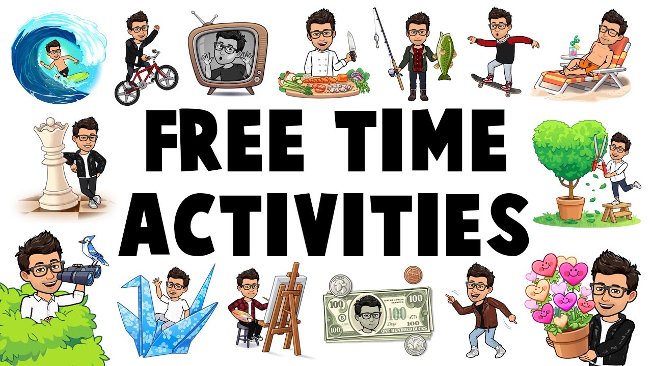 Free Time Activities and Hobbies in English | English Vocabulary