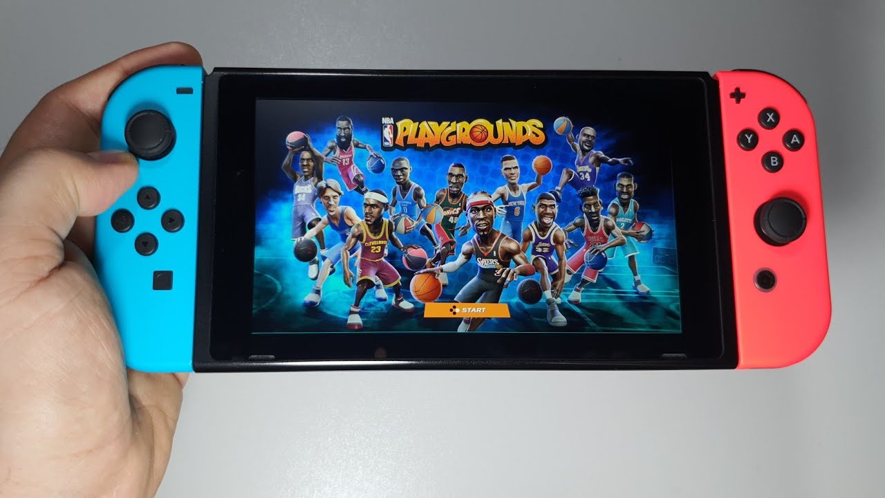 NBA 2K Playgrounds 2 Nintendo Switch handheld gameplay