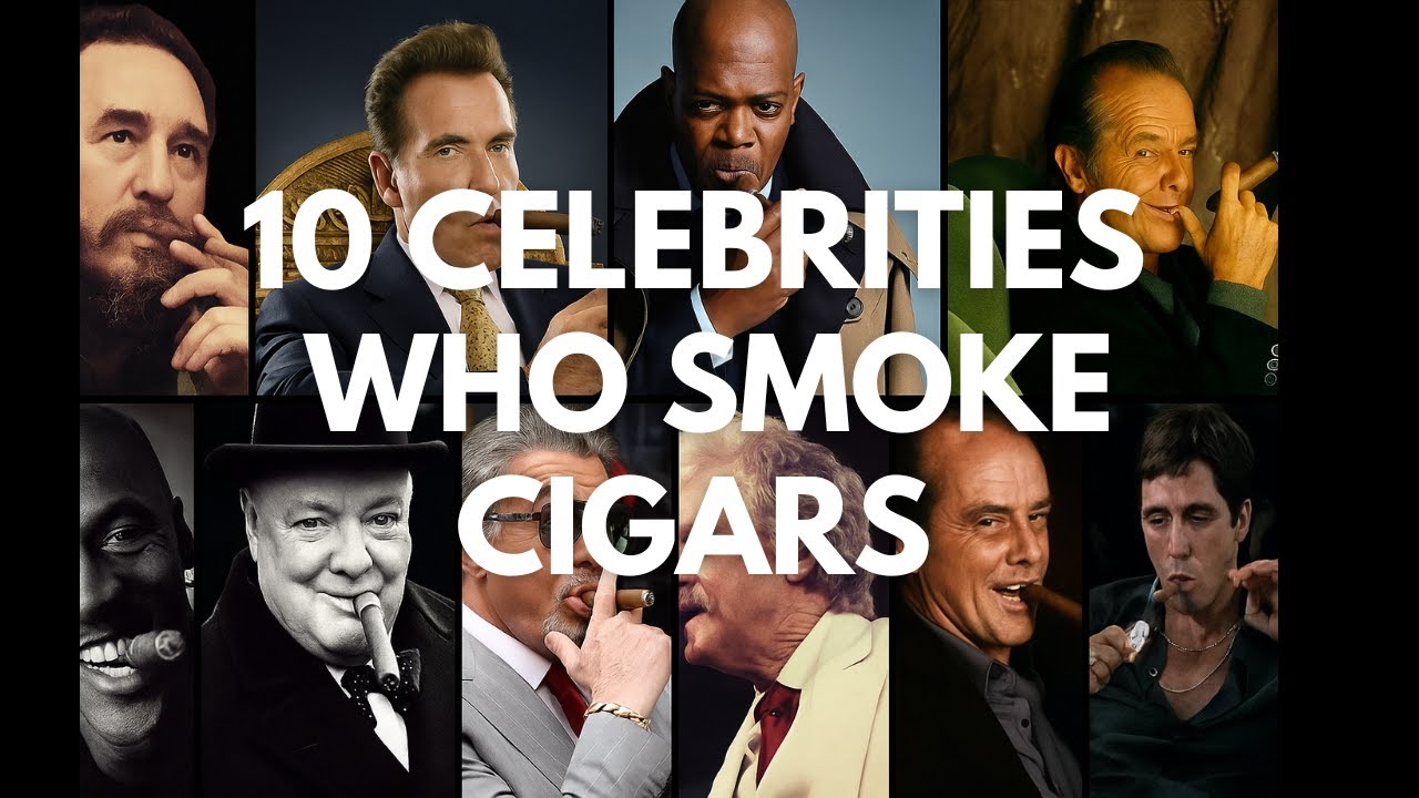10 Celebrities Who Smoke Cigars 💨 | The Art of Luxury and Power 💰
