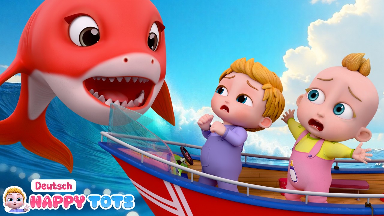 Baby-Hai-Lied | Beliebtester Kinderreim | Kinderreime & Kinderlieder | Happy Tots Deutsch