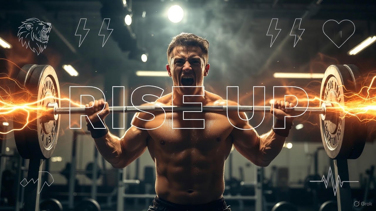 "RISE UP" motivational music, workout music, gym music 