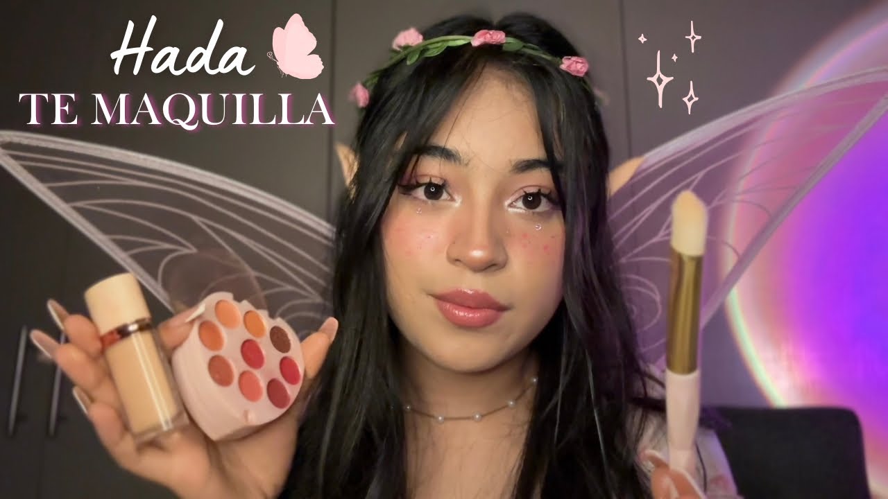 ASMR hada misteriosa entra a tu habitación y te maquilla 🧚‍♀️✨💄