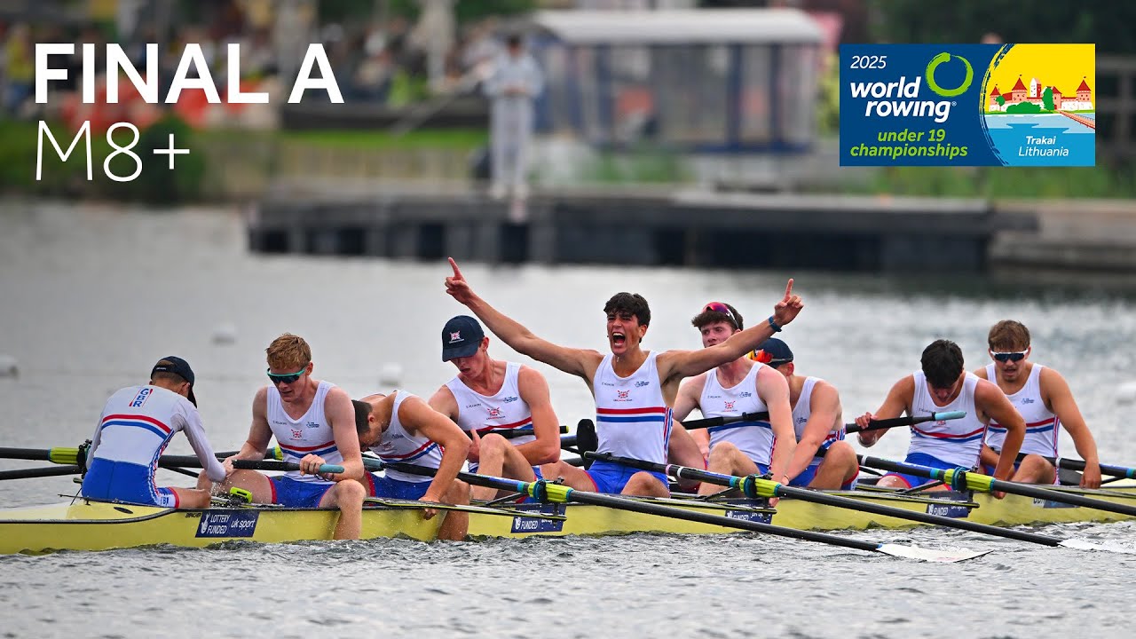2025 World Rowing Under 19 Championships - Under 19 Men's Eight A-Final