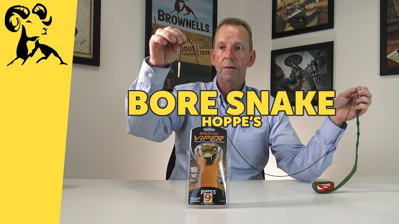 Reinige Deine Waffe schnell und einfach mit einer Bore Snake von Hoppe's!