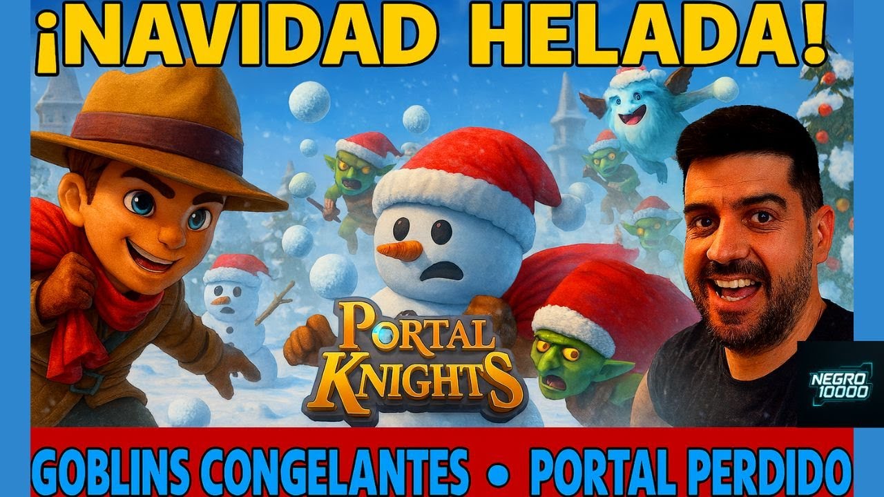 Portal Knights |  Nieve, NPC secuestrado y misión de locos ❄️ | [2026]