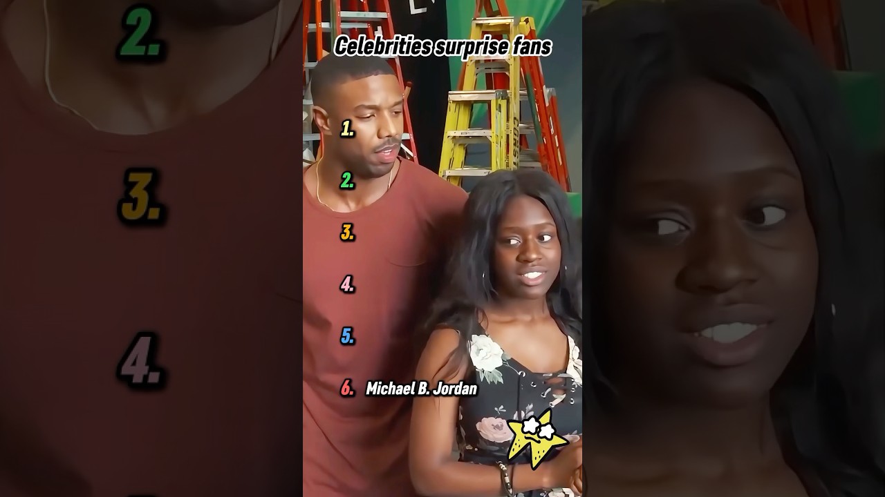Celebrities surprise their fans!