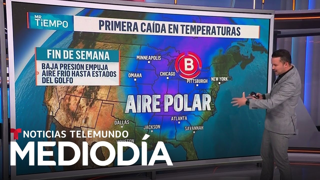 Cae la primera nevada en el pa&iacute;s y el invierno empieza a asomarse | Noticias Telemundo