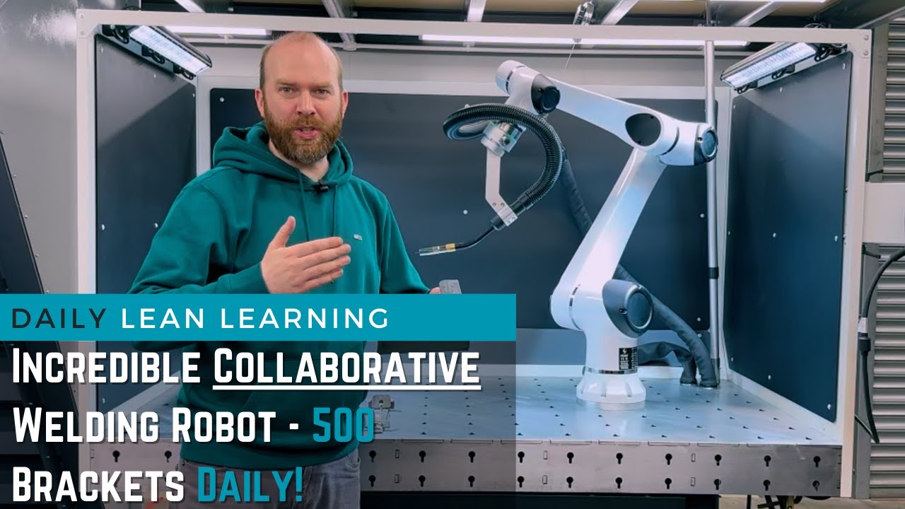 Incredible Collaborative Welding Robot - 500 Brackets Daily! We used Employee Genius!!!
