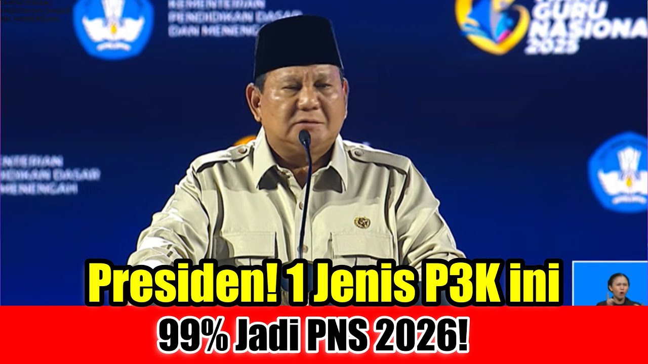 Selamat! Satu Jenis PPPK ini Resmi Jadi PNS 2026