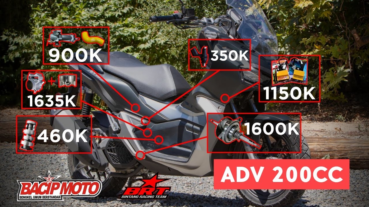 200 CC PASANG STROKE UP VARIAN HONDA BRT