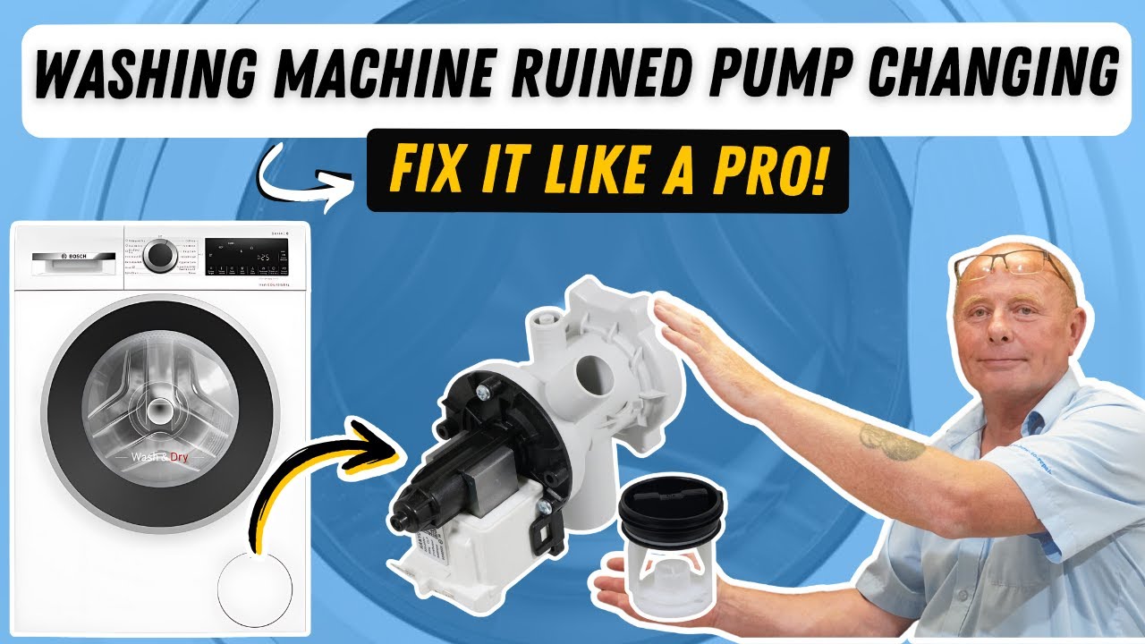 How to change a washing machine pump Balay, Bosch, Neff & Siemens