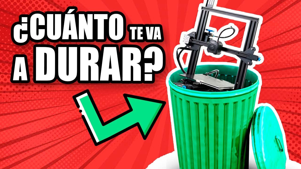 ⏰¿Cuánto TIEMPO va a VIVIR tu Impresora 3D? ⏰Vida Útil y Obsolescencia programada en la Impresión 3D