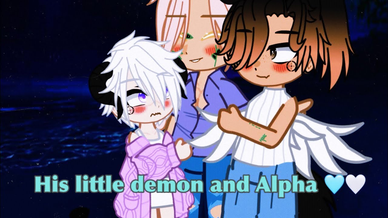 His little demon and Alpha 🩵🤍 BL/POLY (OMEGAVERSE).