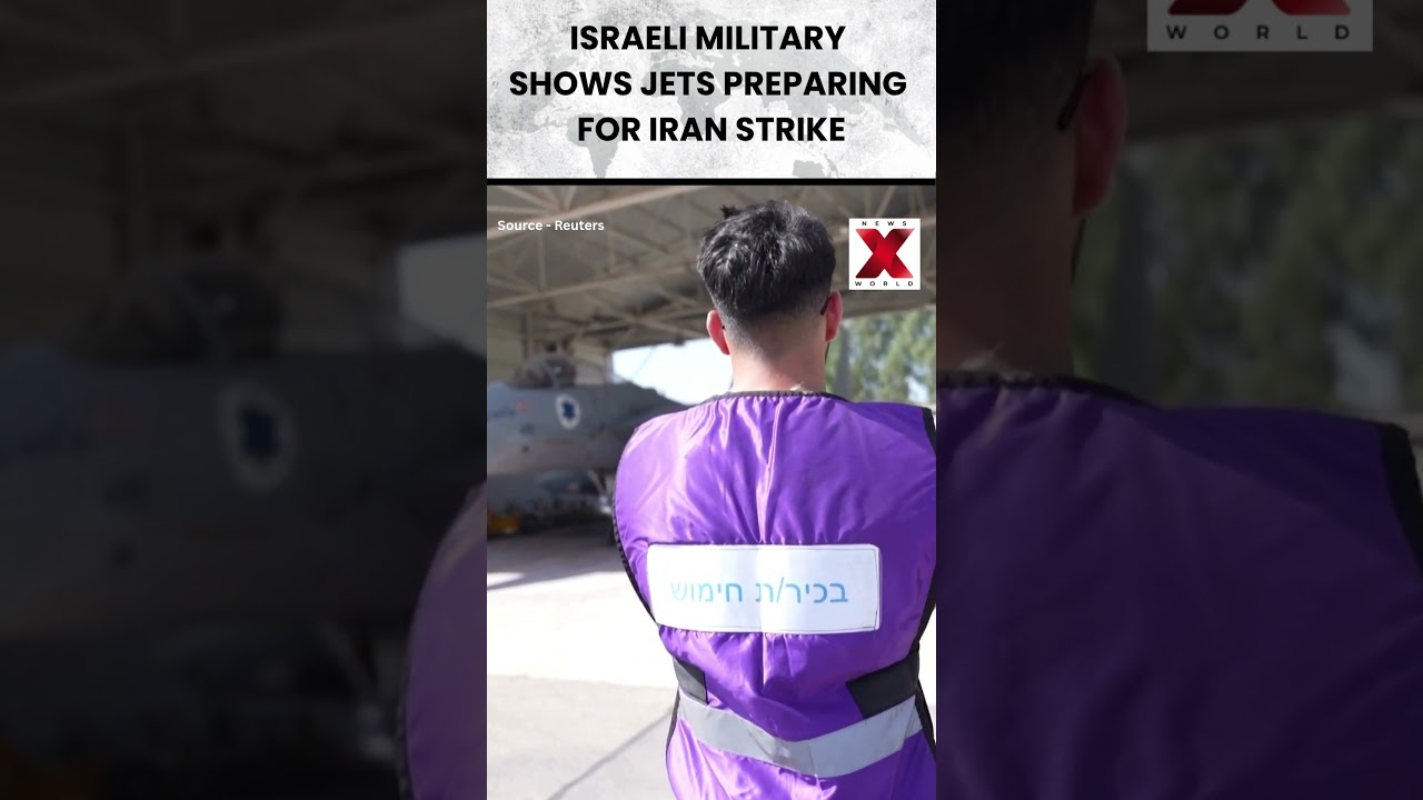 #israeliranconflict | Israel Releases Footage Before Iran Airstrike | #shorts #newsxworldlive