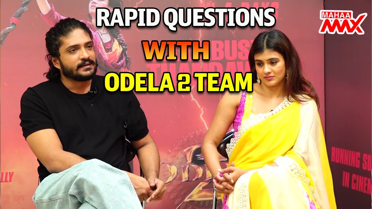Rapid Questions With Odela 2 Movie Team |  Hebah Patel | Vasishta | Tamannaah | Mahaa Max
