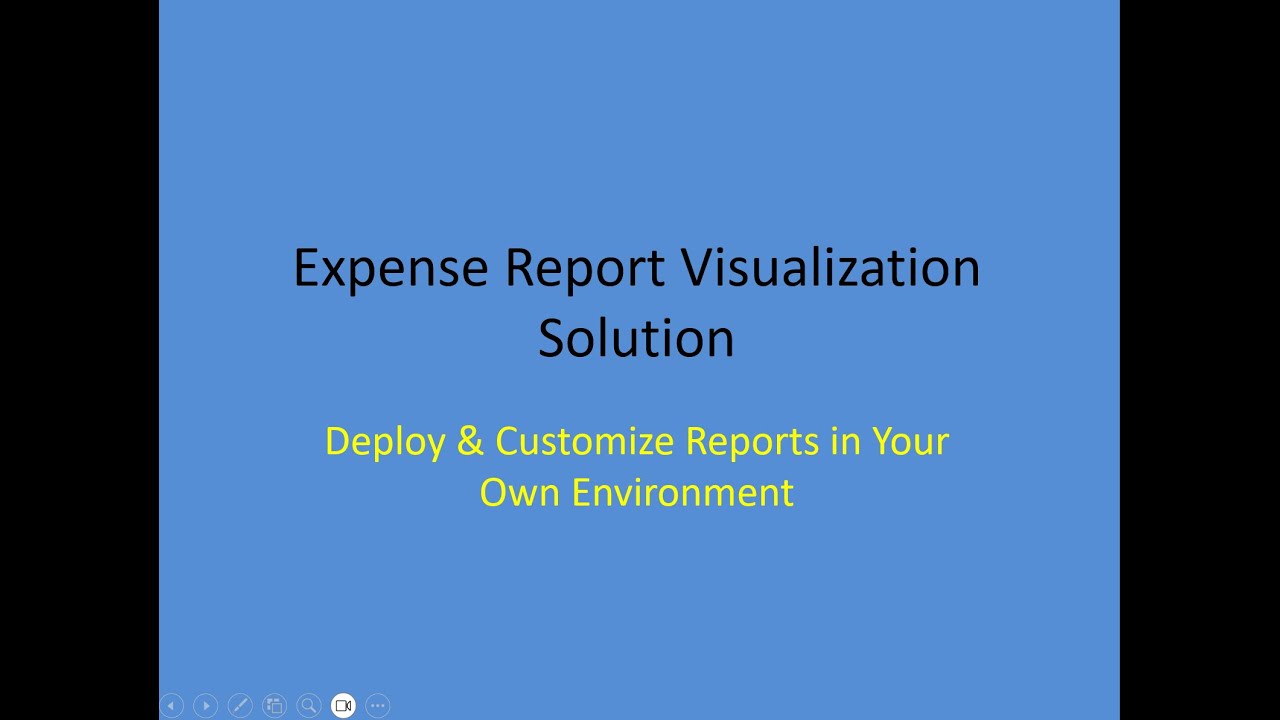 Expense Report Visualization