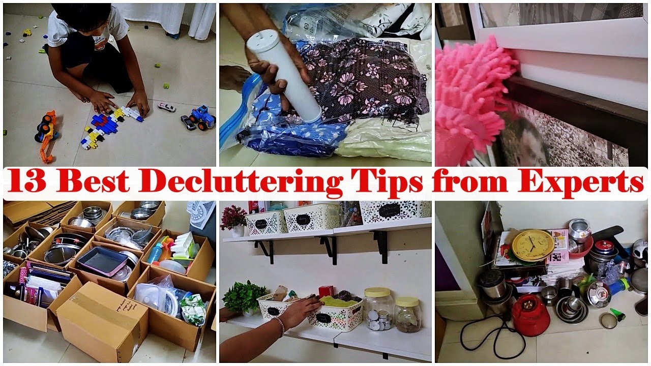 13 Best Decluttering Tips from Minimalist Experts | Decluttering Tips to get rid of Clutter Quickly