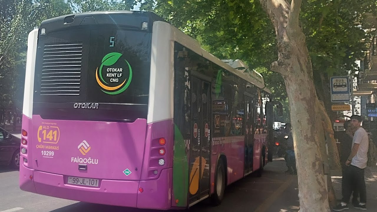 Bakı:(85 saylı avtobus):Səfər:(Mərkəzi bank-9 mkr)