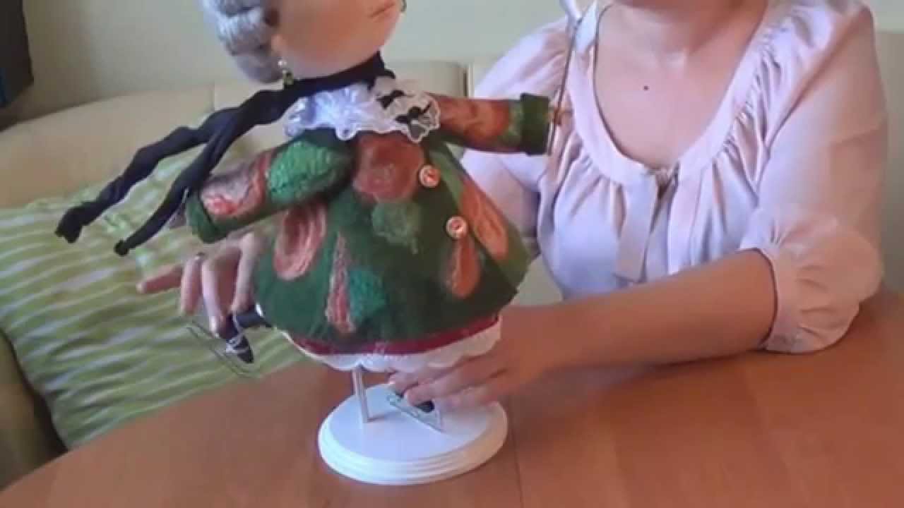 Мастер класс по тектильной кукле со шплинтовым соединением головы