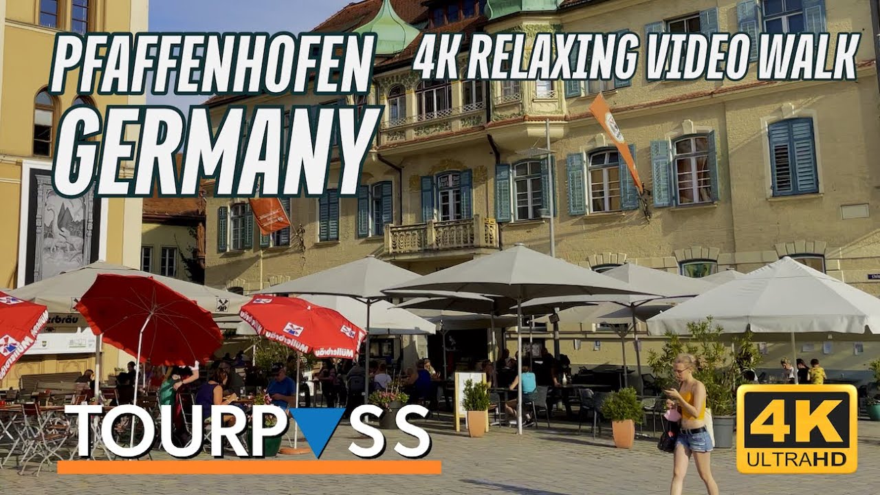 Pfaffenhofen an Der Ilm, Germany Walking Tour 【4K】Ultra HD Travel Walk and Virtual Treadmill Video