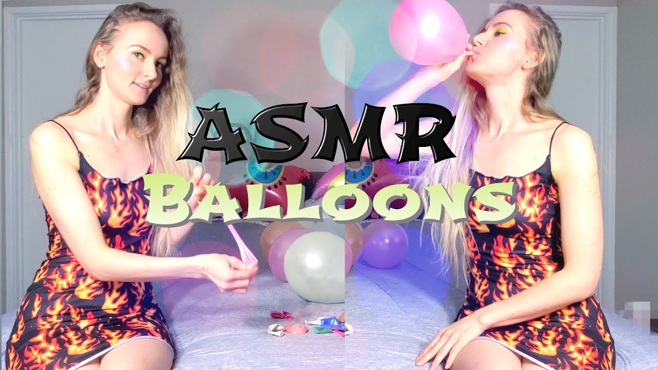ASMR BALLOONS | Blowing Up Pearlescent Balloons [ No Talking ]