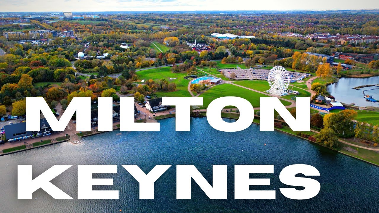 Milton Keynes | United Kingdom | Drone View | Autumn #miltonkeynes #uk