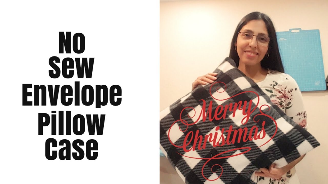 No Sew DIY Envelope Pillow Case Covers